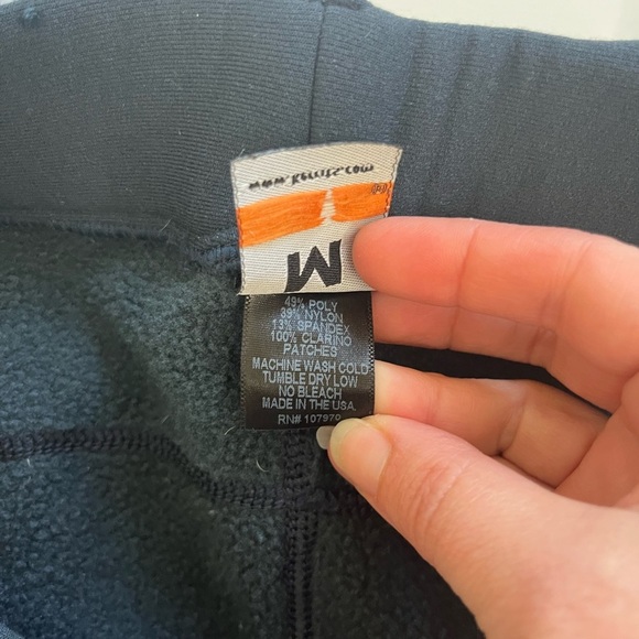 Kerrits Equestrian Pull On Riding Pants Fleece Lined Navy Size Medium - Picture 5 of 9